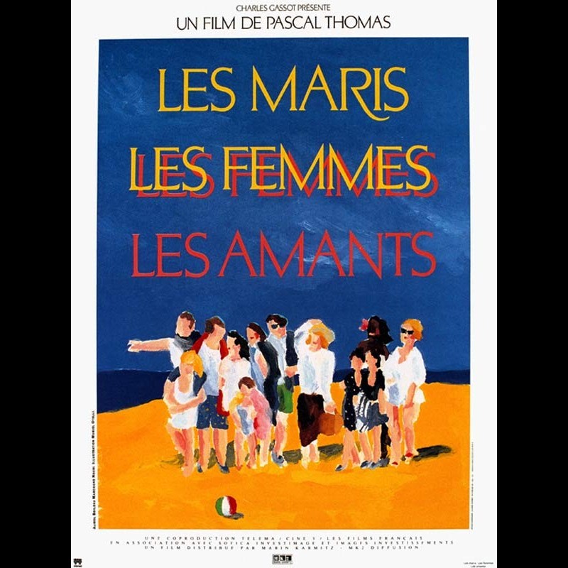 Affiche Du Film MARIS LES FEMMES LES AMANTS LES CINEMAFFICHE