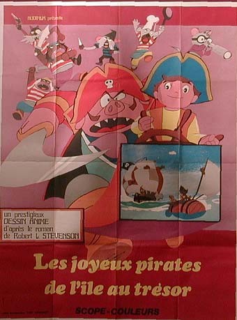 Affiche Du Film Joyeux Pirates De L Ile Au Tresor Les Dobutsu Takarajima Cinemaffiche