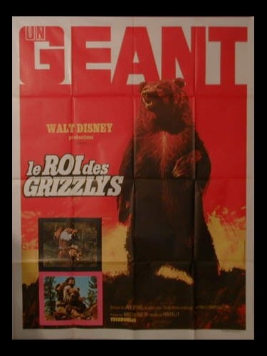 Affiche du film LE ROI DES GRIZZLYS - Titre original : KING OF THE GRIZZLYS