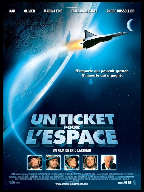 Affiche du film UN TICKET POUR L'ESPACE - CINEMAFFICHE