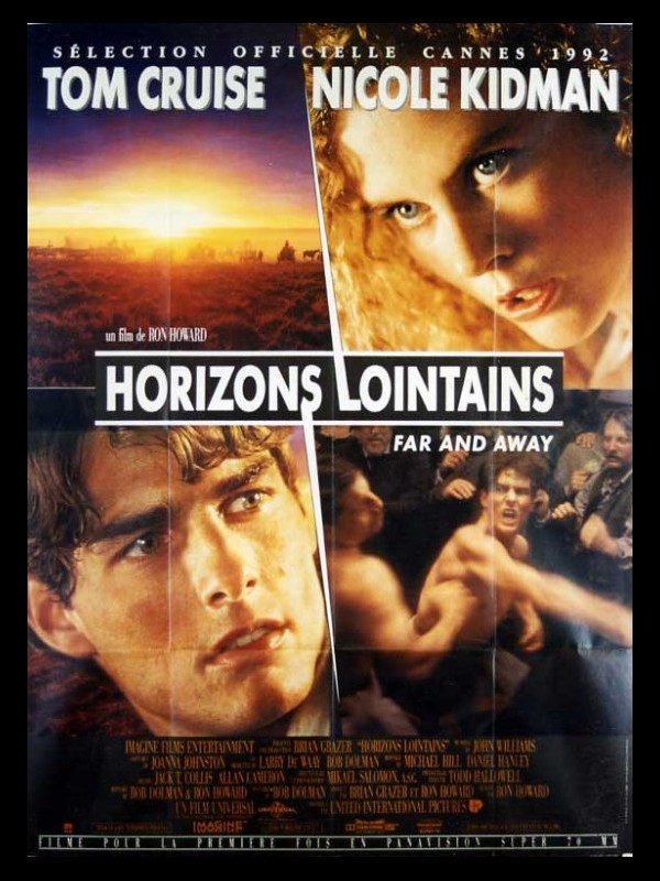 Affiche du film HORIZONS LOINTAINS - Titre original : FAR AND AWAY