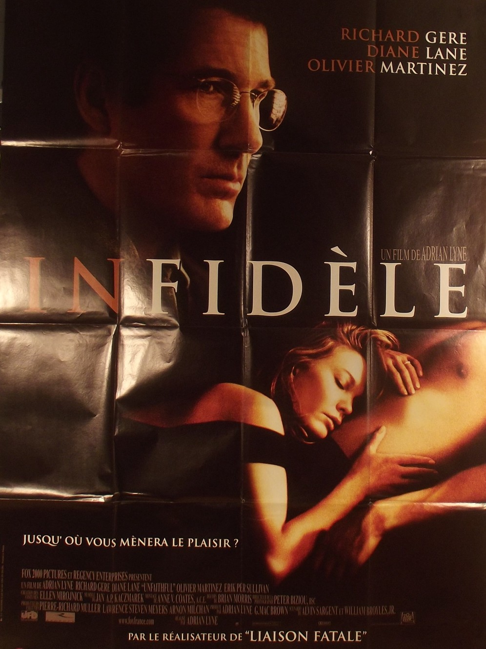 Affiche du film INFIDELE - Titre original : UNFAITHFUL - CINEMAFFICHE