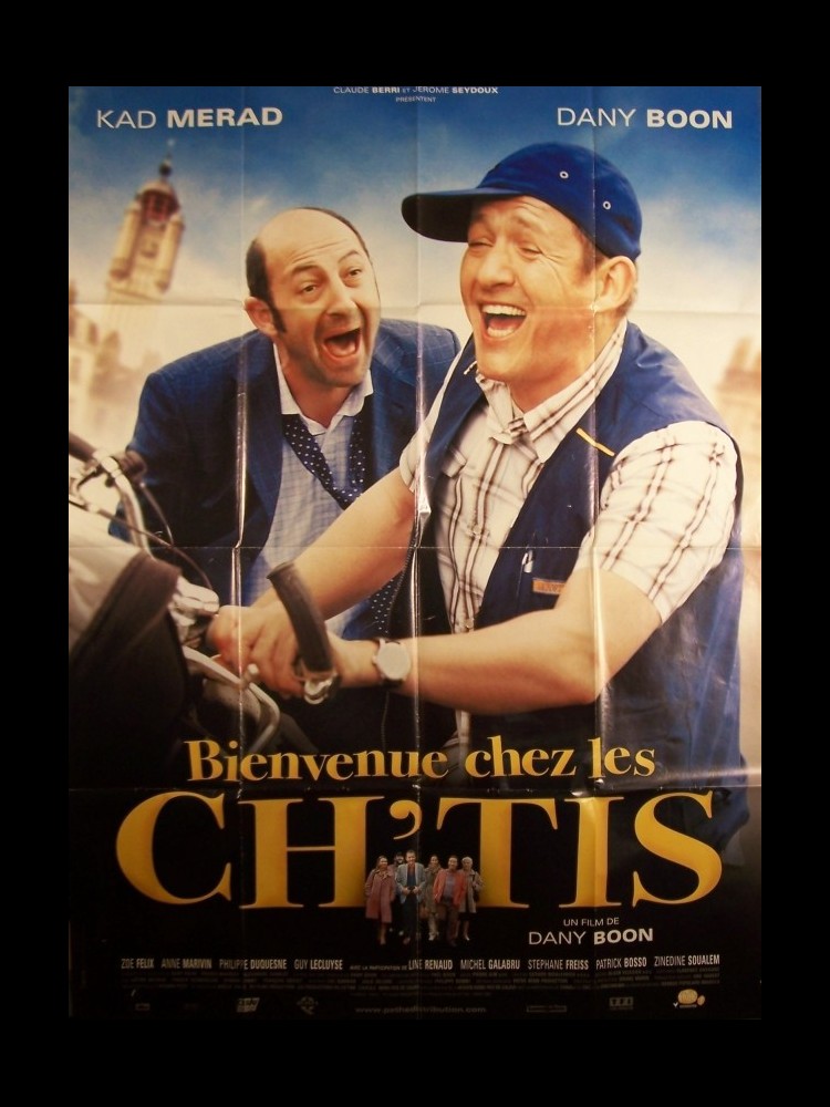 Affiche de cinéma Bienvenue chez les Ch'tis - acheter Affiche de cinéma  Bienvenue chez les Ch'tis (2940) 