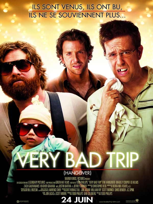 Affiche du film VERY BAD TRIP - Titre original : THE HANGOVER