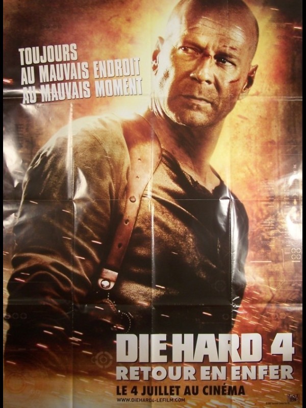 Affiche du film DIE HARD 4 - RETOUR EN ENFER