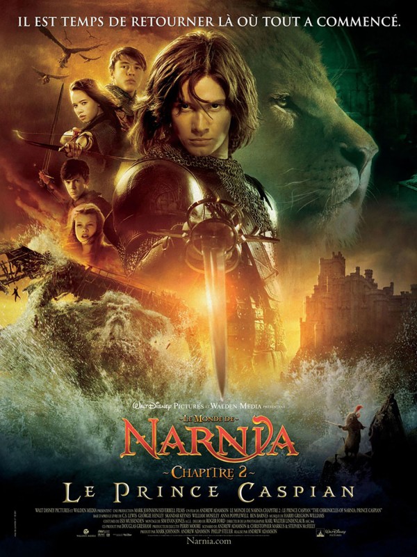 Affiche du film LE MONDE DE NARNIA CHAPITRE 2