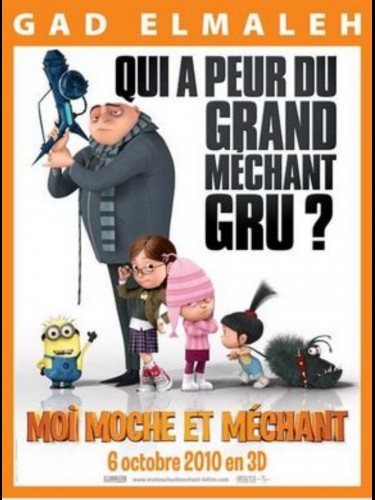 Affiche du film MOI MOCHE ET MECHANT - Titre original : DESPICABLE ME