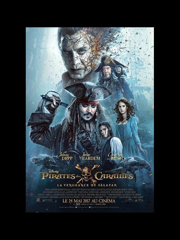 Affiche du film PIRATE DES CARAIBES - LA VENGEANCE DE SALAZAR