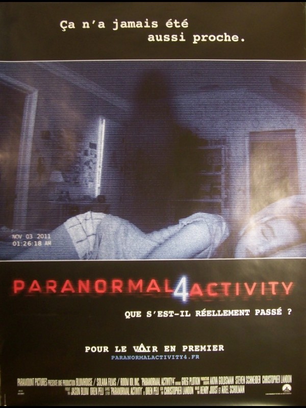 Affiche du film PARANORMAL ACTIVITY 4