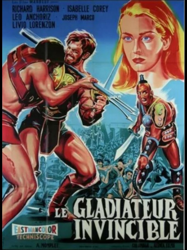 Affiche du film LE GLADIATEUR INVINCIBLE