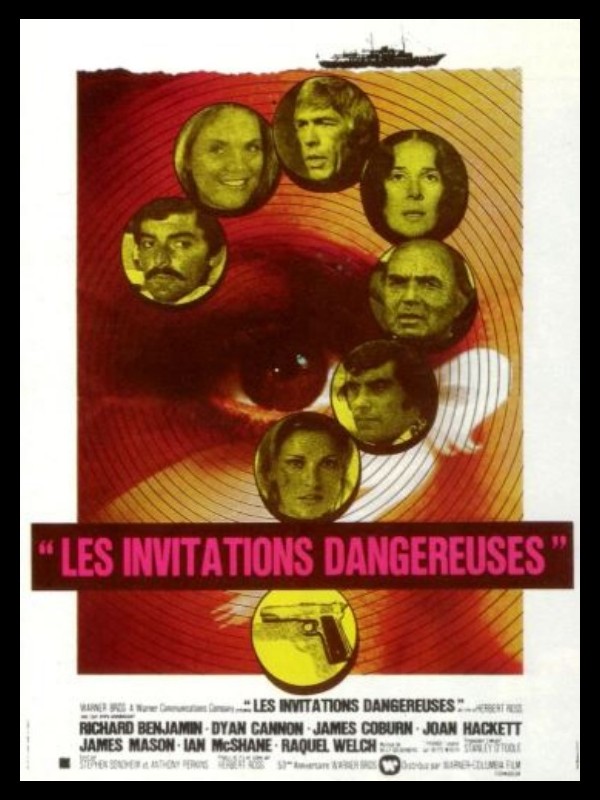 Affiche du film LES INVITATIONS DANGEREUSES -Titre original : LAST OF SHEILA