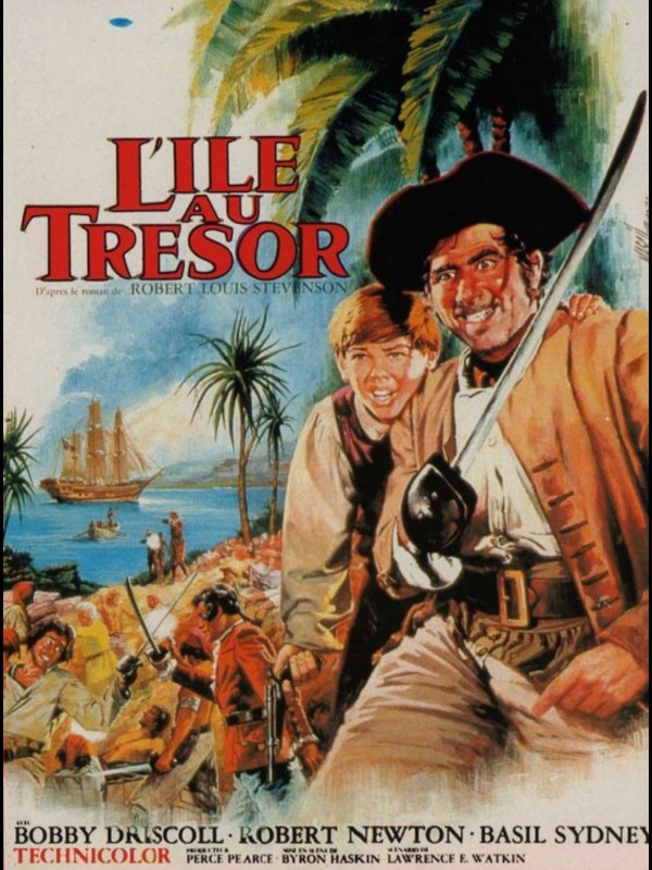 Affiche du film L'ILE AU TRESOR - Titre original : TREASURE ISLAND