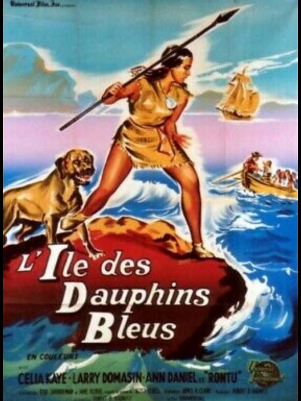 Affiche du film L'ILE DES DAUPHINS BLEUS