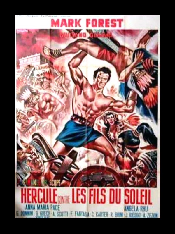 Affiche du film HERCULE CONTRE LES FILS DU SOLEIL - Titre original : ERCOLE CONTRO I FIGLI DEL SOLE