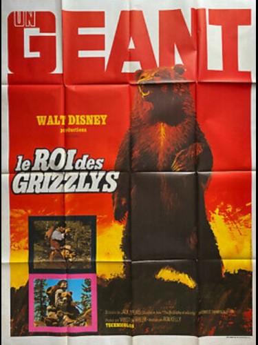 Affiche du film LE ROI DES GRIZZLYS - Titre original : KING OF THE GRIZZLYS