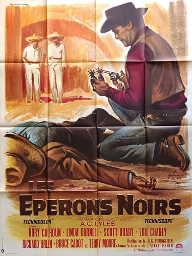 Affiche du film LES EPERONS NOIRS